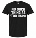 No Such Thing as 'Too Hard'
